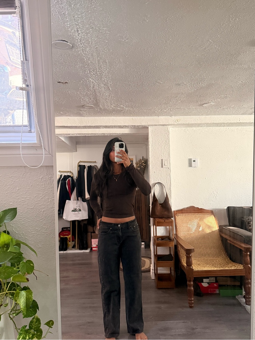 Abercrombie & Fitch Black Straight Leg Jeans